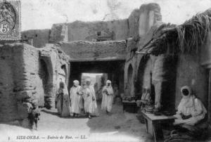 Sidi Okba, entrée d'une rue