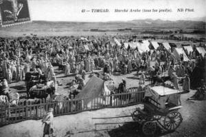 Timgad, marché arabe