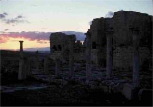théâtre, réutilisé par une forteresse byzantine