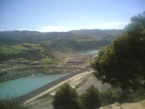 Site du chantier du barrage à Maala