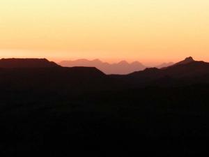 Le coucher du soleil à l'Askrem