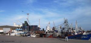 Chalutiers au port