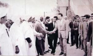 KSAR CHELLALA   Visite du Défunt Président H.Boumédiène 1969
