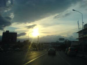 Au dessus du tunnel a la Sortie de Tizi Ouzou