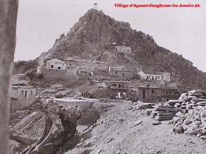 Village d'Agouni-Gueghrane dans les années 50