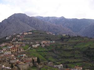 Vue du Massif du Djurdjura  à Assi Youcef