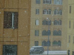 Averse de neige à Djelfa