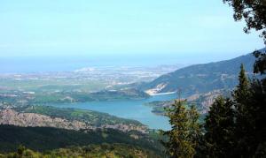 Jijel - le barrage de Cheddia vu de Texenna