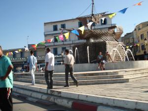 Le rond point de l'entrée de Jijel