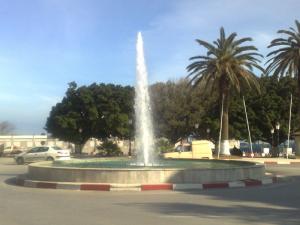 jet d'eau en face l'hotel de ville