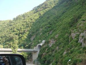 Nouveau tunel Corniche Jijel, Algerie, Juillet 2008