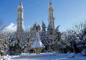 Grande Mosquée de Sétif sous la Neige