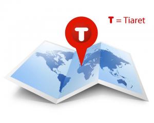 TIARET sur la carte