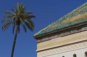 Toit d'une Mosquée à Sidi Belabbes