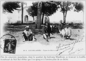 Tombeau du Saint  Sidi Bel Abbes à l'Arrière Plan