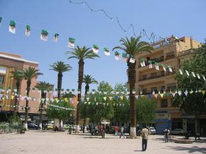 Sidi-Bel-Abbes - Centre Ville - Place Carnot - vue des 4 coins