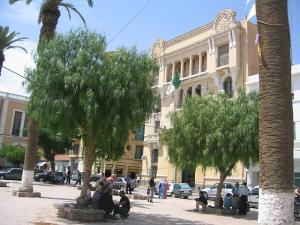 Sidi-Bel-Abbes - Centre Ville - Place Carnot - vue des 4 coins