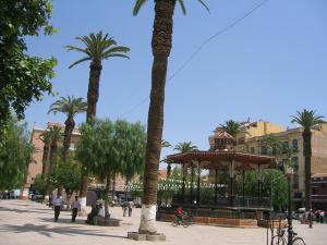 Sidi-Bel-Abbes - Centre Ville - Place Carnot - vue des 4 coins