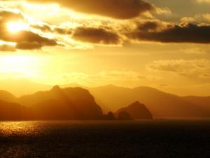 Coucher de soleil sur Annaba en Algérie