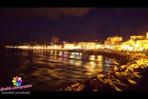 Côte de Annaba la nuit