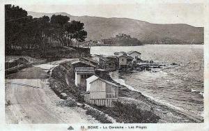Annaba, Plage de la Corniche de l'époque coloniale
