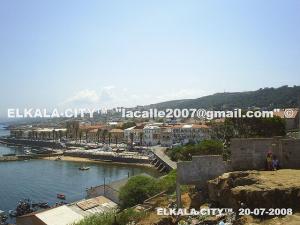 El Kala city, vue haut de port