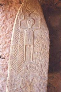 Gravure Romaine dans les Ruines de Guelma