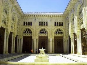 Cour intérieure de la Mosquée Emir Abdel Kader