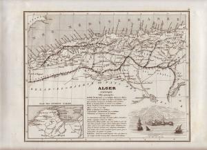 Carte antique de Constantine