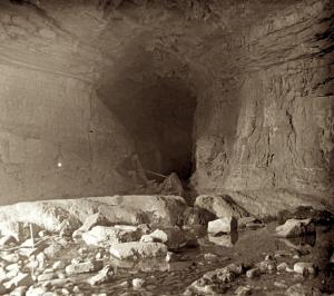 Entrée intérieure de la Grotte Noire