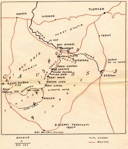 Carte des Béni-Snous, 1941