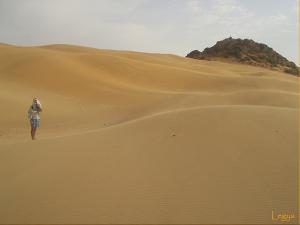 Dunes d'une plage à Mostaganem