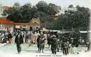 Marché de Mostaganem avant 1962
