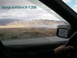 Barrage de M'Sila le 24 11.2008