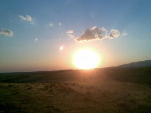Coucher de Soleil sur les Pâturages de Msila