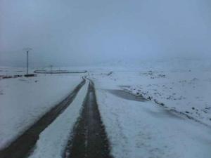 Autoroute de  Ain-El-Melh sous la Neige