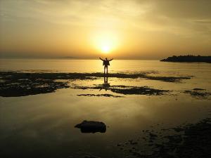 Coucher de soleil à  Salamandre (Mostaganem)