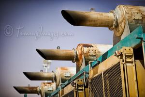 Générateurs Diesel dans une station de Pétrole à Ouargla