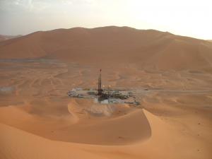 Derick de Pérole près de Hassi Messaoud