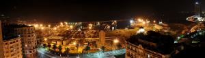 Panorama front de mer d'Oran la nuit