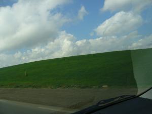 Sur la route entre Alger et Oran (Champ Agricole)