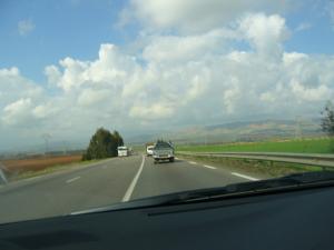 Sur la route entre Alger et Oran