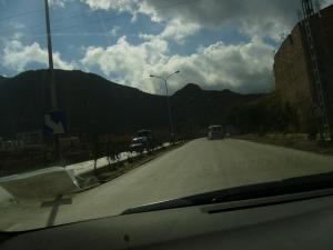 Sur la route entre Alger et Oran