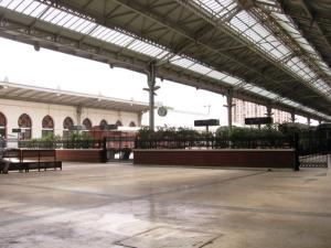 A l'intérieur de la gare d'Oran