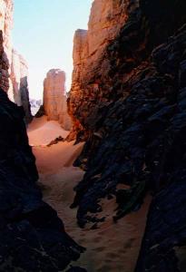 Canyon au Tassili du Hoggar