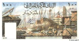 Billet de 100 Dinars 01 Janvier 1964