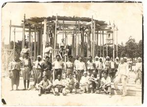 Hammam Bouhdjar, Le kiosque en construction