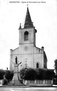 Parmentier (sidi ali boussidi) l' Eglise et le Monument aux Morts