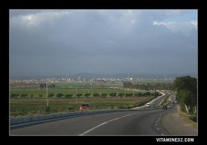 Route menant vers El Maleh, ex Rio Salado