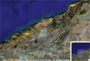 Carte de la région de Achaacha